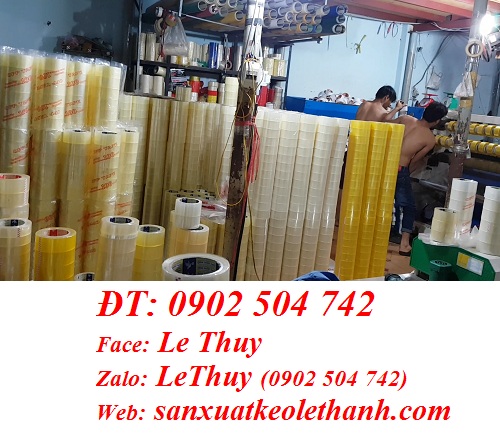 Xưởng băng keo đóng thùng carton Lê Thanh