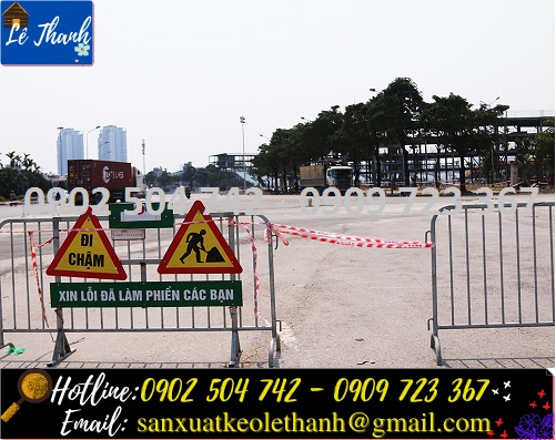 Băng rào cảnh báo - cảnh báo công trình xây dựng