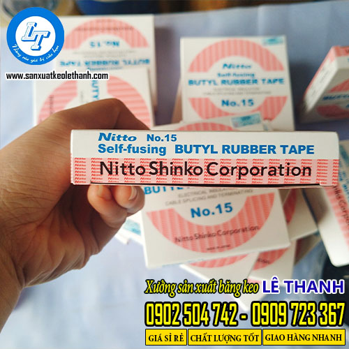 Băng keo điện nitto được sản xuất từ cao su butyl
