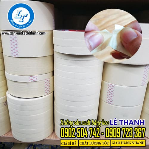 Băng keo giấy dễ dàng xé rách bằng tay