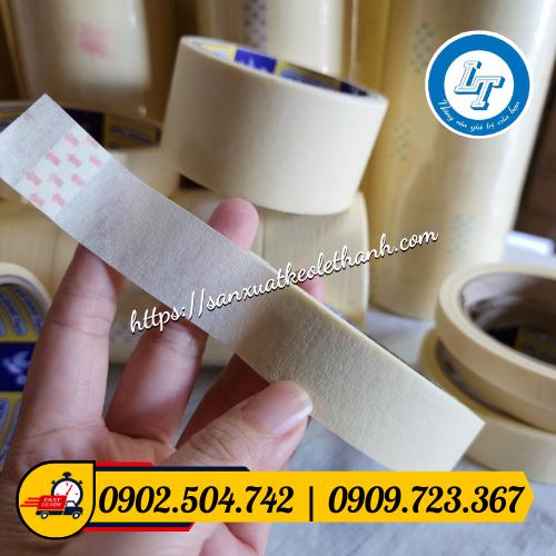 Cấu tạo và chất liệu băng keo giấy