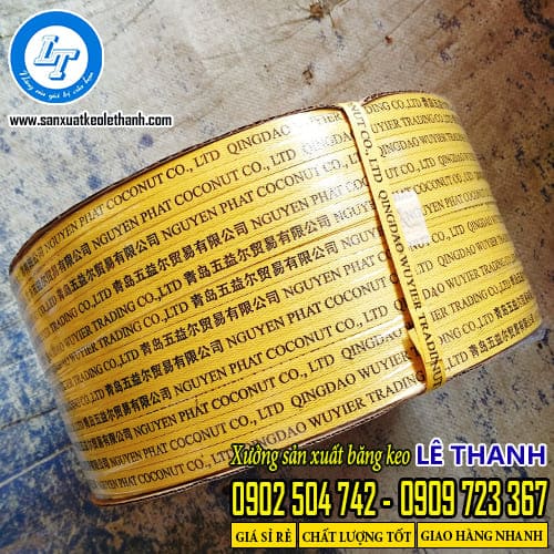 Dây đai in logo giá rẻ tại Lê Thanh