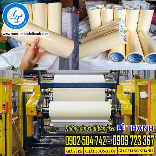Quá trình sản xuất băng keo giấy