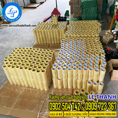 Xưởng sản xuất băng keo 50mic Lê Thanh